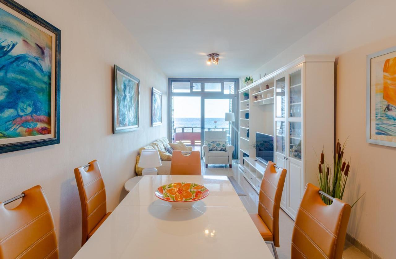 Front Line Beach With Fantastic Terrace. Telde Exteriér fotografie