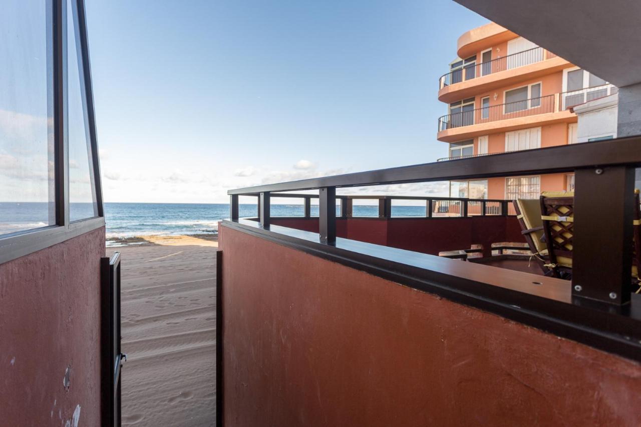 Front Line Beach With Fantastic Terrace. Telde Exteriér fotografie