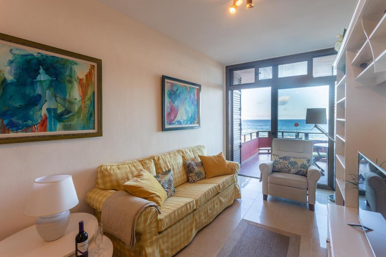 Front Line Beach With Fantastic Terrace. Telde Exteriér fotografie