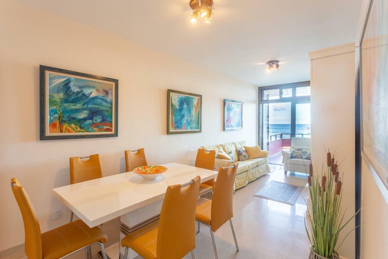 Front Line Beach With Fantastic Terrace. Telde Exteriér fotografie