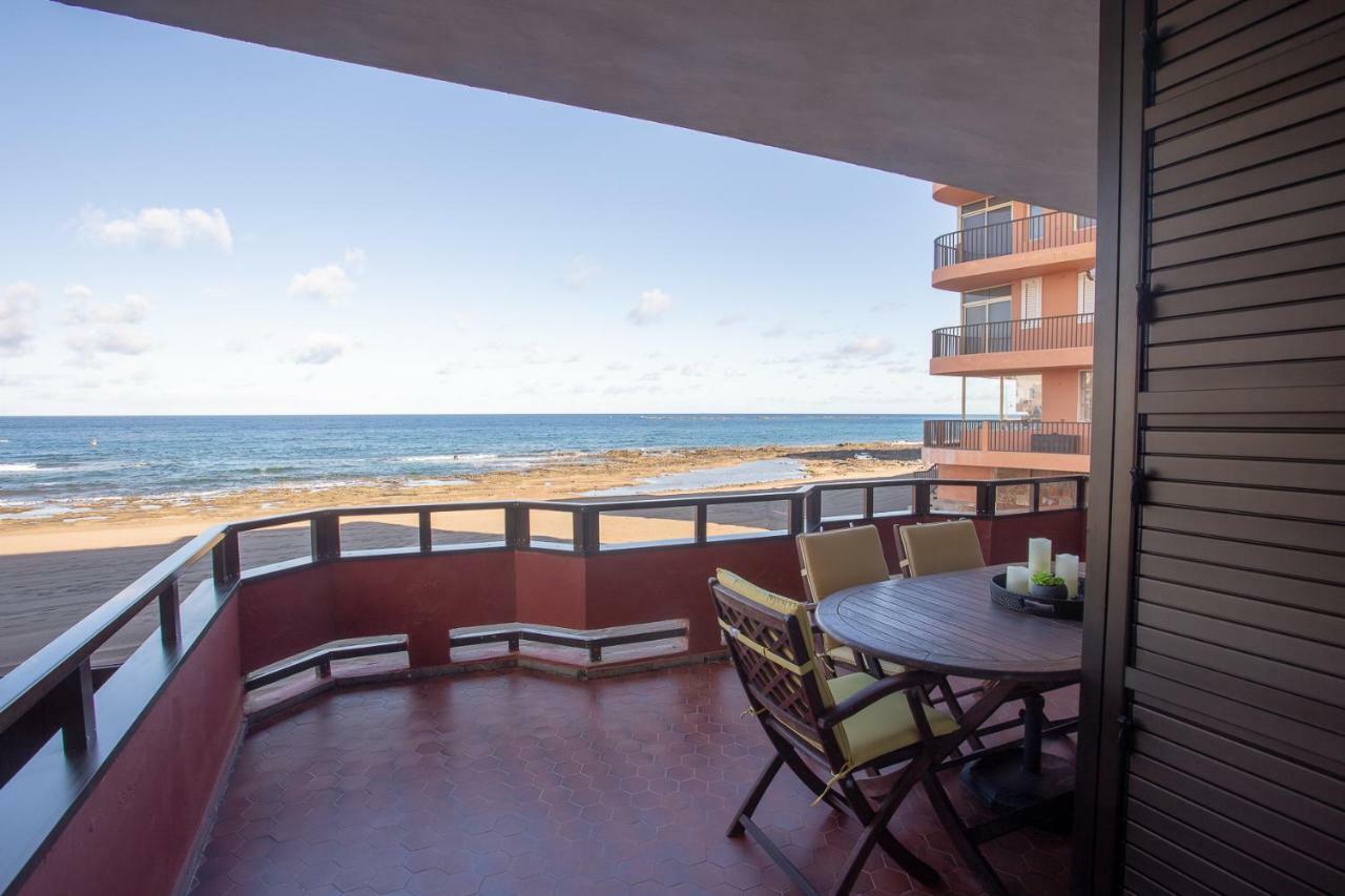 Front Line Beach With Fantastic Terrace. Telde Exteriér fotografie